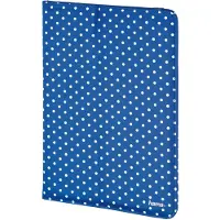 Hama Polka Dot - Flipomslag til tablet - polyester - blå - 10.1