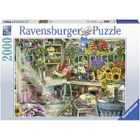 Ravensburger Puslespil - 2000 Brikker - Gardners Paradise - - OneSize - Puslespil