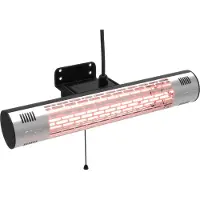 NSH Nordic Terrassevarmer 1500W væghængt HORTUS, sort (211-358)
