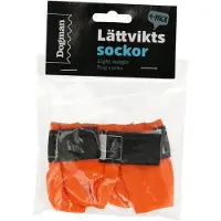 Dogman Letvægtsstrømpe til hund 4p Orange S