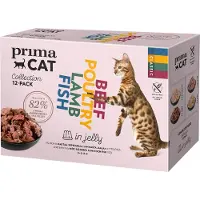 Premium Primacat Økonomipakke Classic i gelé 48 x 85 g - Klassisk blanding