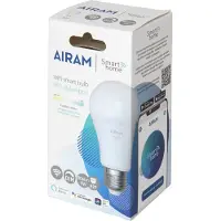 Airam Smarta Hemp LED-normal lyskilde hvid e27, 9w