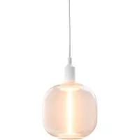Airam Unna LED-pendelarmatur Klar E27 Hvid ledning