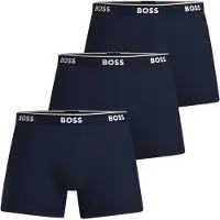 HUGO BOSS Boxershorts Power 3-pak mørkebå Bå Mørkebå måe
