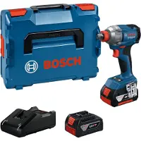 Bosch Smūginis suktuvas-veržliasūkis GDX 18V-285 Professional 18 V 2x4,0 Ah akum. + L-BOXX 136