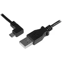 StarTech.com Micro-USB Charge-and-Sync Cable M/M - Left-Angle Micro-USB - USB cable - 50 cm