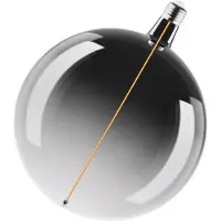 Ledvance LED-pære Filament E27 Globe DIM Smoke 100lm 4,8W