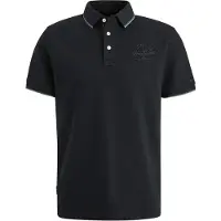 PME Legend PE Legend Poloshirt Piqué Logo Navy Blå ørkeblå åle