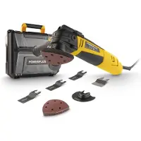 Powerplus Oscillerende Multiværktøj 300w 16 Stykker
