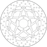 Brembo Oro 78b408a3 Flydende Bremseskive