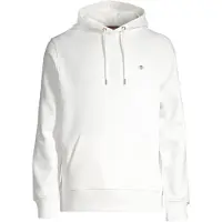 Gant Ganttil mænd. 2007058 Shield hættetrøje off-white (3XL), Hvid, Casual, Bomuld, Bæredygtig