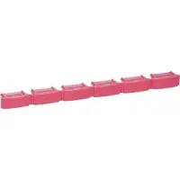 LK LEXCOM 19'' Rack patchpanel farvekode, rød