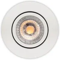 Scan-Products Luna Low Profile 2.0 Udendørs indbygningsspot 5,9W 3000K Ra90 IP44, Mat hvid