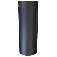 KIERULFF 180 mm Metalbestos Sorte røgrør længde 1000 mm x 2 mm