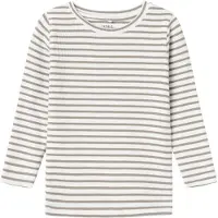 Name It Mini Stribet Top Med Lange Ærmer