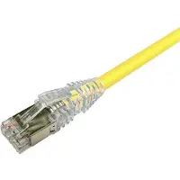 AMP NETCONNECT Patchkabel kat 6A S/FTP PiMF, længde: 2,0 m farve: gul med LSZH kappe