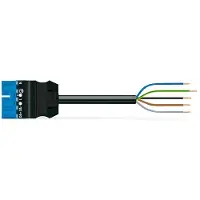 Wago Tilslutningskabel 3m hf eca hanstik/fri ende, blå