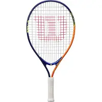 Wilson Slam Jr 21, Blå, Orange, Hvid, Aluminium, Slam, 613 cm², 16 x 18, 5 År