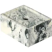 Ferm Living Mist opbevaringsboks 7,5x10 cm Emerald-off white