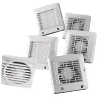 THERMEX Ventilator EDM 100 HZ med hygrostat og kuglelejer