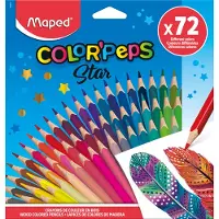 Maped Color Peps Star Blyant Assorteret 72 Enheder