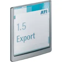Durable Dørskilt CLICK SIGN 149x148.5 mm grå