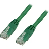 Deltaco U/UTP Cat6 patchledning 5 m, grøn