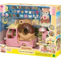 Sylvanian Families - Dip Dip Donuts Wagon - 5808 - - OneSize - Legetøjsfigur