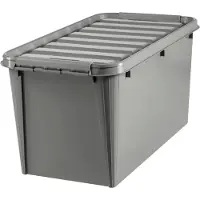 Smartstore Opbevaringskasse Recycled 70 grå -70 ltr. 72x40x38 cm - (1 stk.)