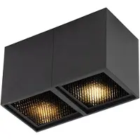QAZQA Designspotlight sort 2-lys - Qubo Honey
