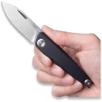Acta Non Verba ANV Z050, Z050-007BB, Sleipner, Dural Black Aluminium, pocket knife