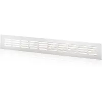 DUKA Ventilation Duka ventilationsrist type 460 - Aluminium, Alu, 400x60 mm