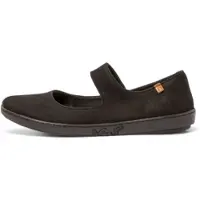 El naturalista El Naturalistatil kvinder. 253013ZJ0005_001 Ballerinaer i læder N5301 eller Coral black (41), Sort, Fast, Velcro, Casual
