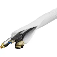 Deltaco Cable Sorting Stocking 5m White