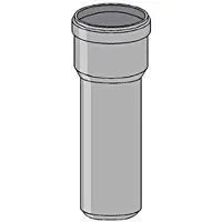 GIRPI SAS Friaphon Ø160 mm X 250 mm Pasrør Med Muffe