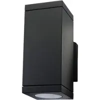 SG ARMATUREN Vægarmatur Echo 2x4,5W LED 2700K sort (op/ned)