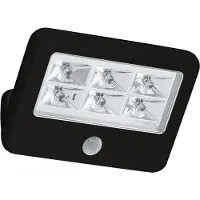 Eglo GAVELLO UDENDØRS M/SENSOR U/BATTERI SORT 4000K