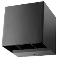SG ARMATUREN A/S Vægarmatur Artes LED 8W 4000K, 360 lumen, sort