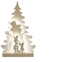 NSH Nordic Julesilhuet 3D LED lys med snemand motiv NORDIC WINTER (780-553)