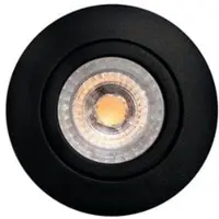 Scan-Products Luna Low Profile 2.0 Udendørs indbygningsspot 5,9W 2700K Ra90 IP44, Mat sort