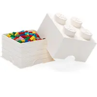 LEGO 4-knops opbevaringsklods - hvid 5006931