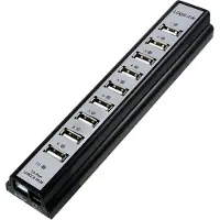 Logilink UA0096 USB hub - 10 ports