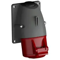 Amphenol CEE udtag 4 polet 16A 380-415V IP44 6H 316RS6