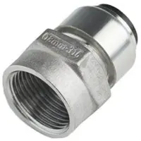 Roth rustfri indstiksfitting overgangsmuffe 22 mm - 3/4