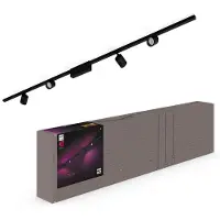 Philips Hue Perifo Loft Sæt - 4 Cylinder Spots - Sort