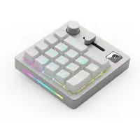 Glorious GMMK Numpad mekanisk numerisk tastatur, hvidt