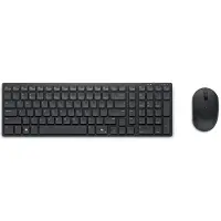Dell Silent Keyboard and Mouse KM555 - keyboard and mouse set - QWERTY - Icelandic - black Input Device - Tastatur & Mus sæt - Islandsk - Sort