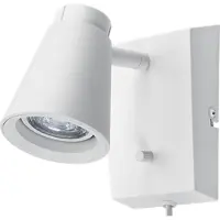 SG ARMATUREN A/S Vægarmatur Zoom Square LED 6W 2700K m/dimmer mat-hvid