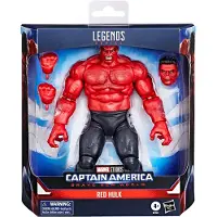 Hasbro Legends Series Red Hulk Captain America: Brave New World Collectible Deluxe 6 tommer actionfigur