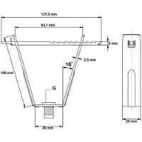 RM KABELBANER ( Legrand Scandinavia ) Trapetzbeslag RTB10-E